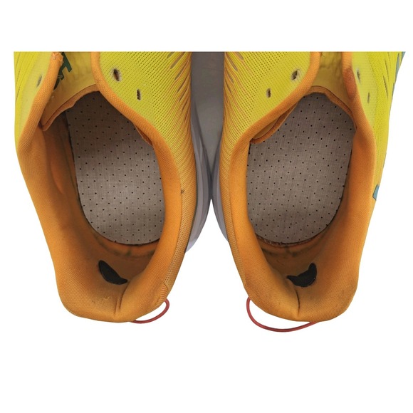Hoka One One Rincon 3 Shoes Mens Size 12.5D Yellow Road Running 1119395 IRYL - Picture 6 of 9